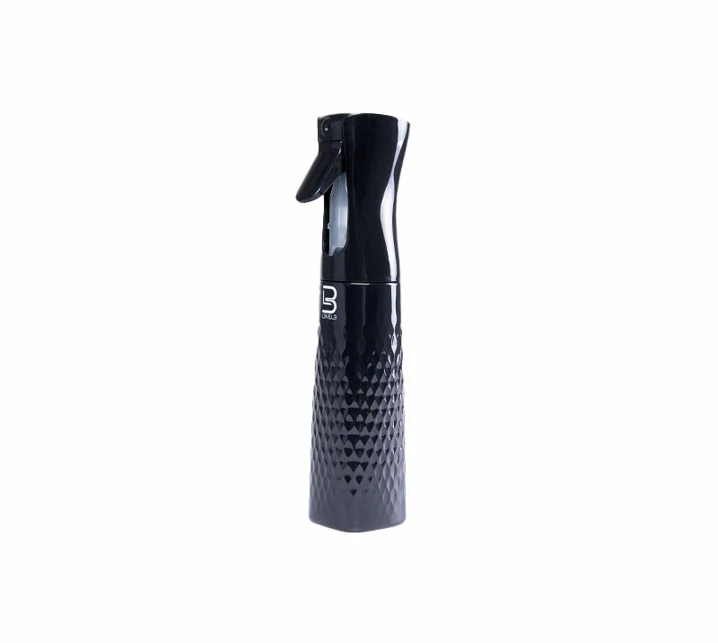 PULVERIZADOR BISELADO NEGRO 300 ML L3VEL3