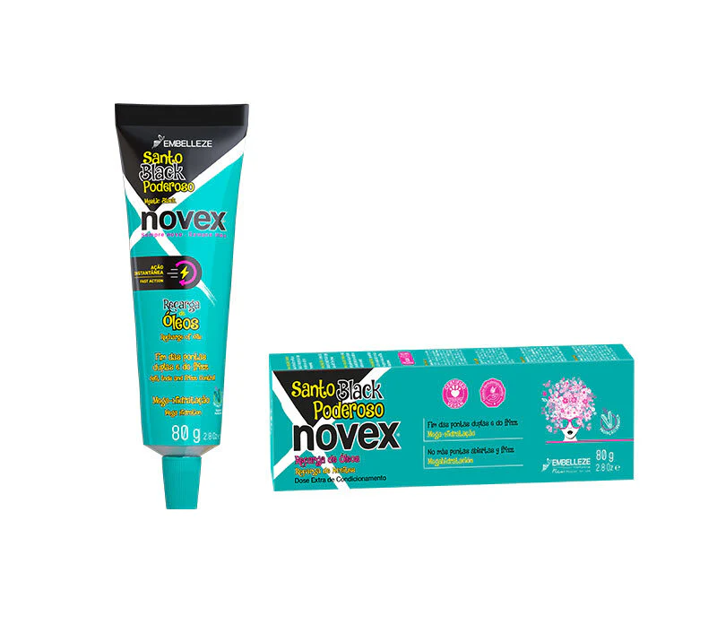 RECARGA NOVEX SANTO BLACK PODEROSO 80G