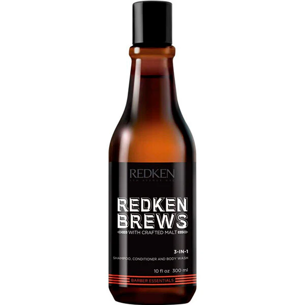 REDKEN BREWS 3-EN-1 CHAMPÚ 300ML