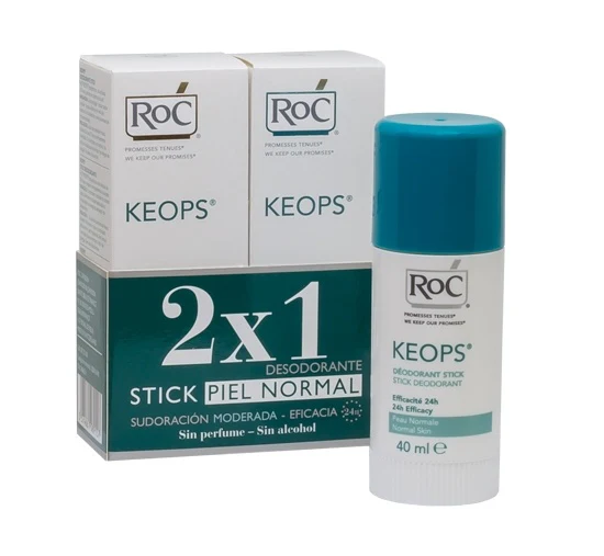 Roc Desodorante Keops Roll-On 30 Ml 2 X 1