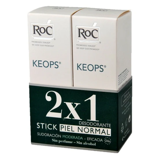 Roc Desodorante Keops Stick 40 G Duplo