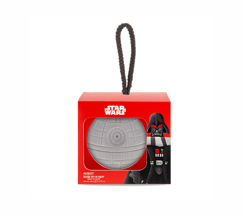 STAR WARS DARK SIDE DEATH STAR SOAP ON A ROPE