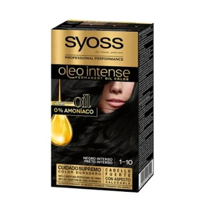 Syoss Oleo Intense Tinte Permanente 1-10 Negro Intenso