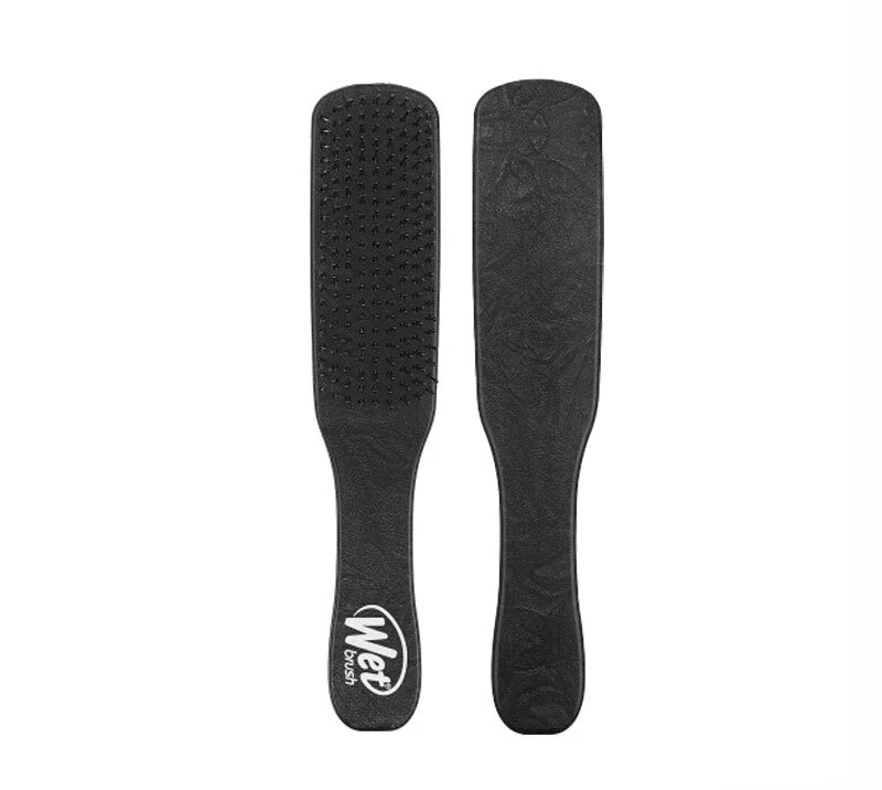 WETBRUSH MENS DETANGLER BLACK LEATHER